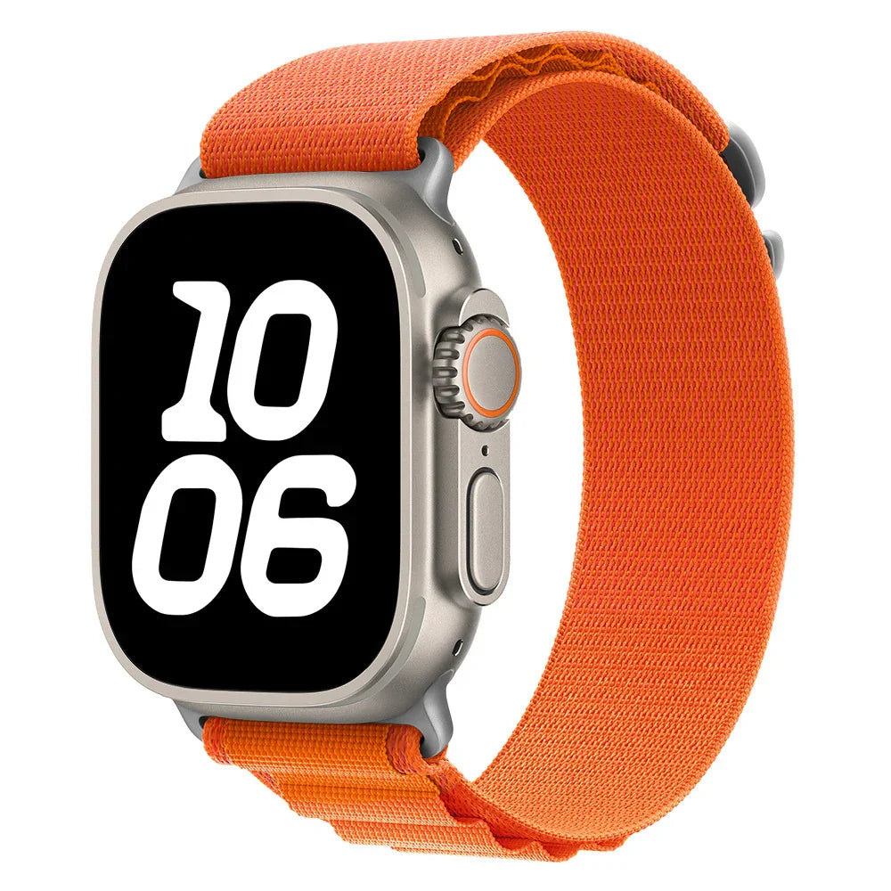 STRETCH ALPINE LOOP BAND FOR APPLE WATCH – NYLON D-HOOK STRAP