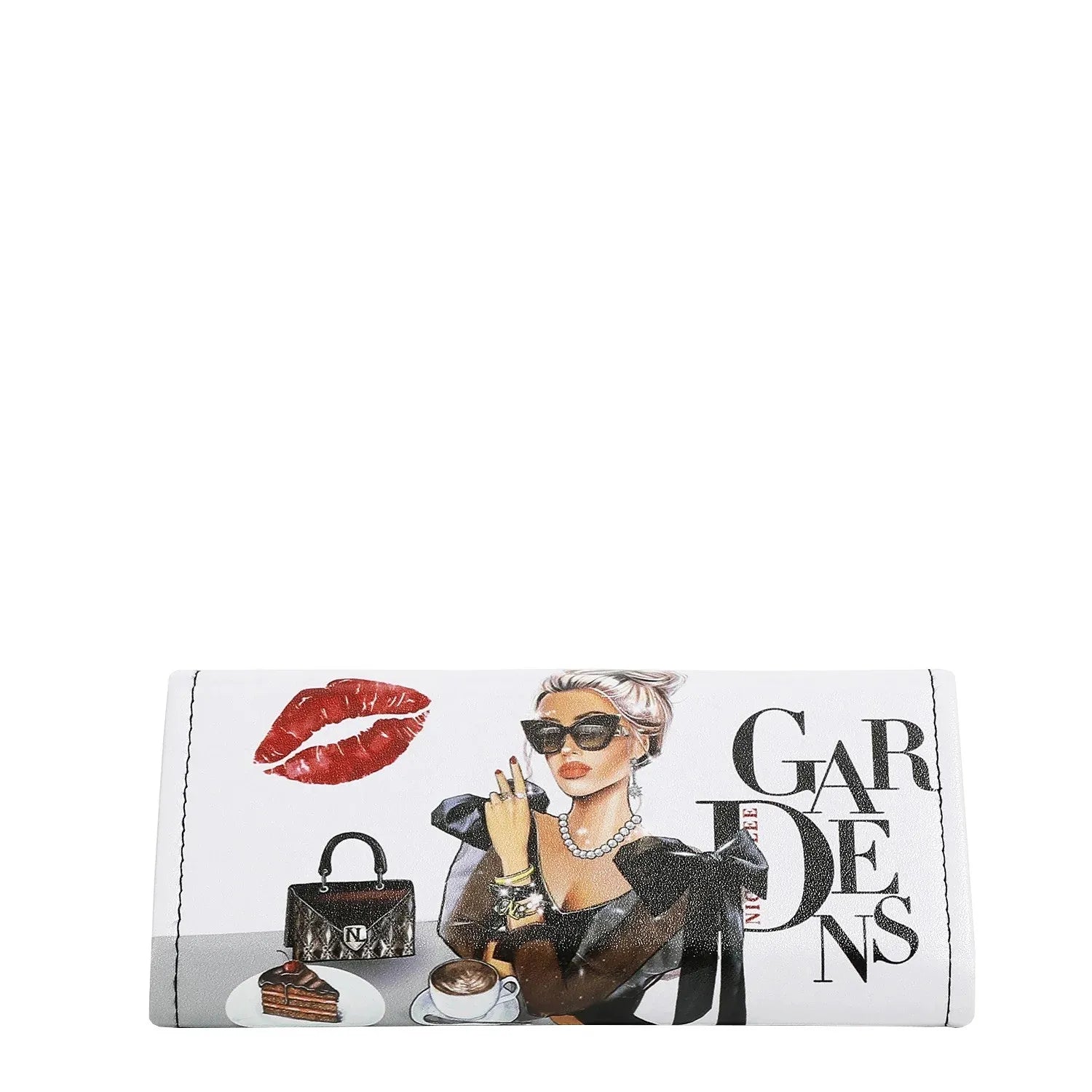 NICOLE LEE USA FOLDABLE GLASSES CASE