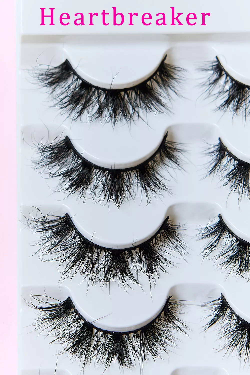 SO PINK BEAUTY MINK EYELASHES 5 PAIRS
