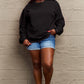 SIMPLY LOVE FULL SIZE IF I'M TOO MUCH THEN GO FIND LESS ROUND NECK SWEATSHIRT