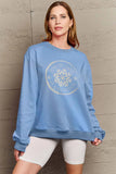 SIMPLY LOVE FULL SIZE SNOW DAY SUPPORTER ROUND NECK SWEATSHIRT