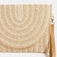 FAME TWO TONE WOVEN PAPER ENVELOPE CLUTCH BAG