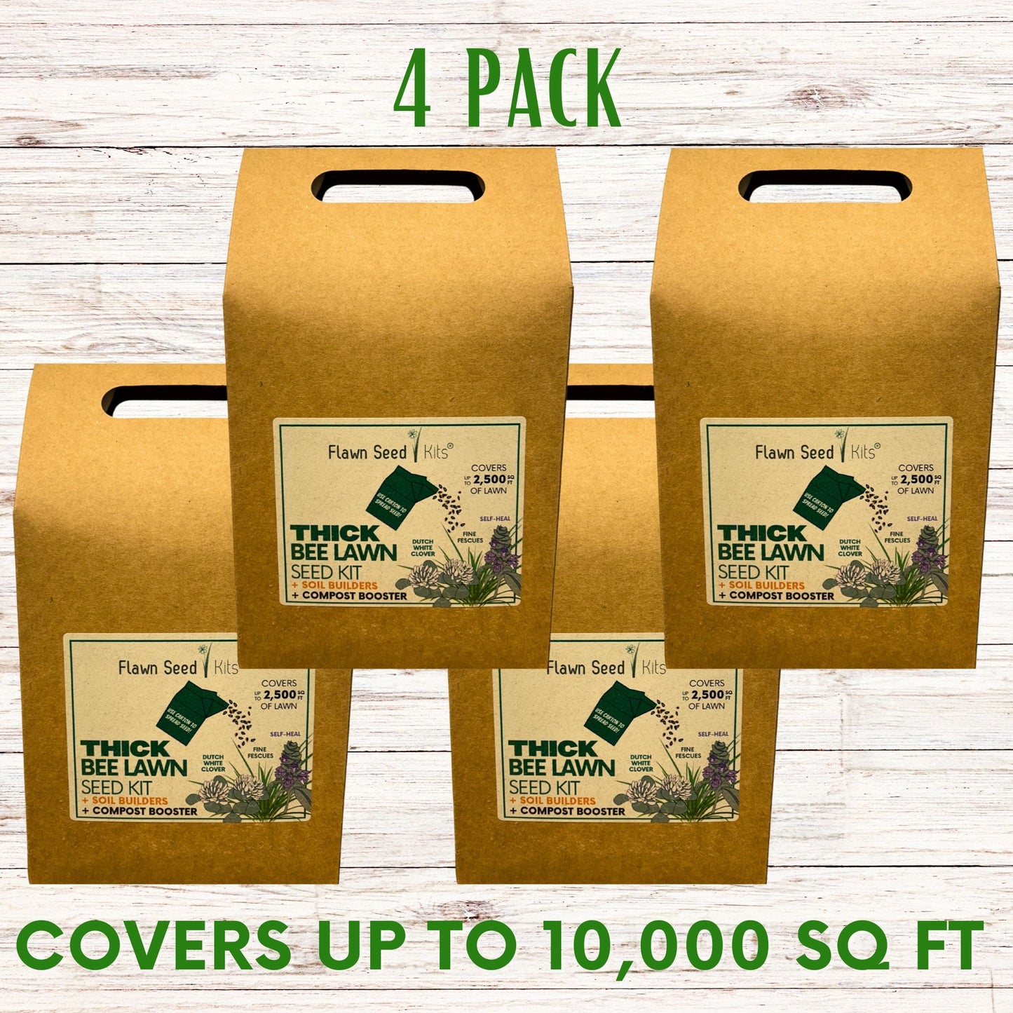 THICK BEE LAWN SEED KIT ECO-SPREAD CARTON