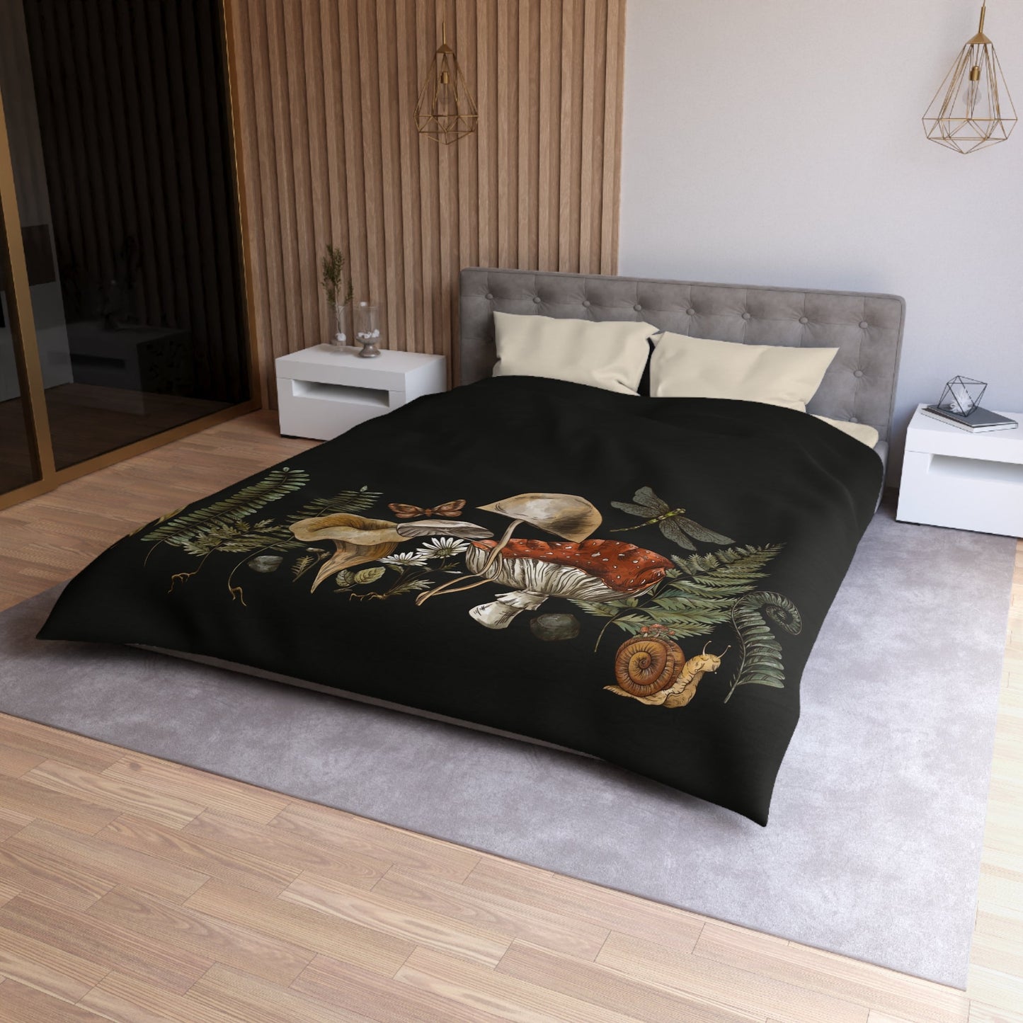 DARK FOREST MICROFIBER DUVET COVER