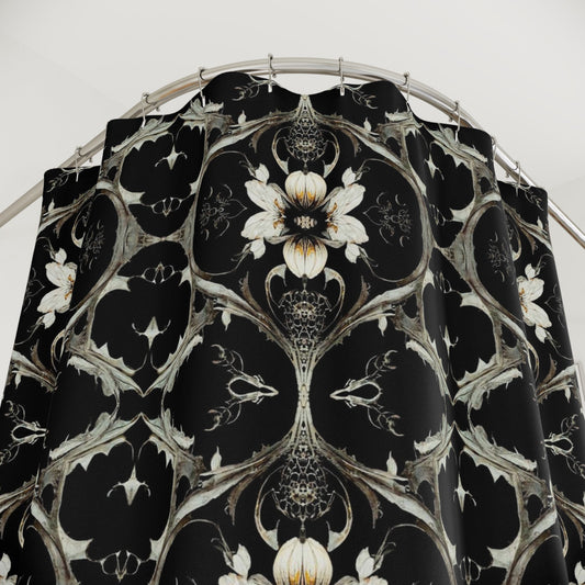 THORN GARDEN CLOTH SHOWER CURTAIN