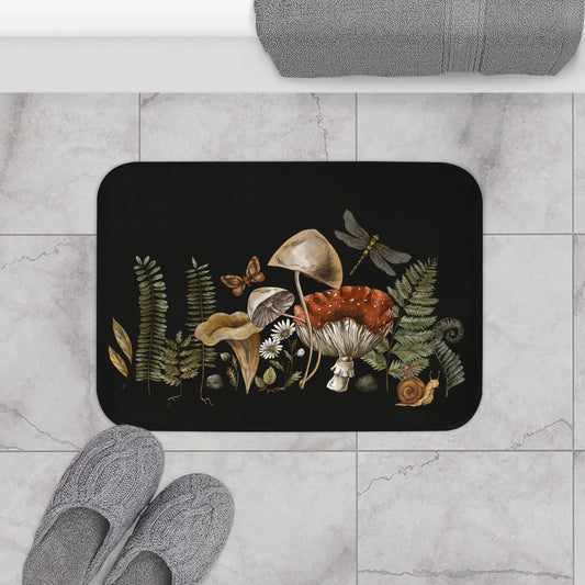 DARK FOREST MICROFIBER BATH MAT