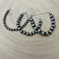 10mm Sterling Silver Pearls bracelet - 6 inch bracelet