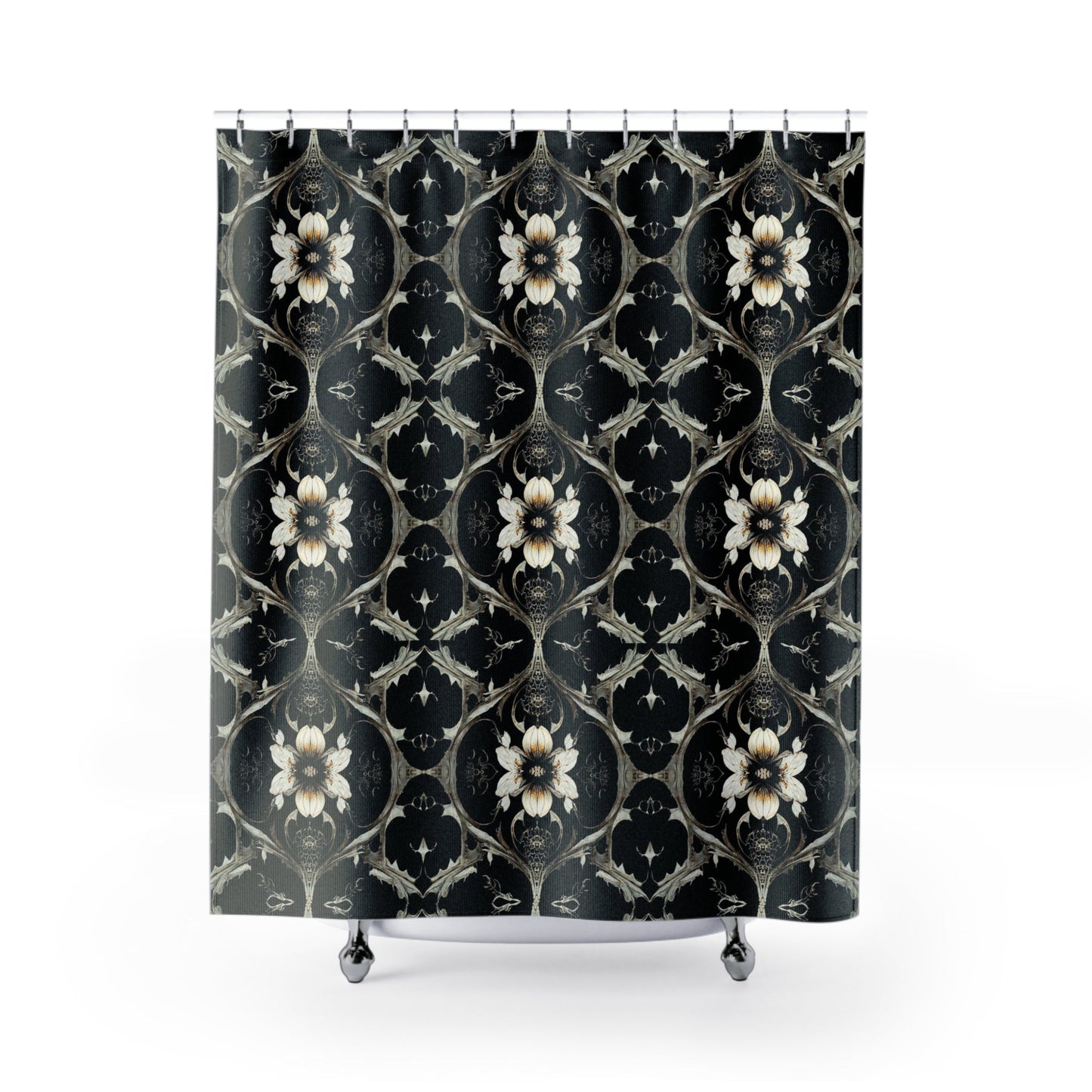 THORN GARDEN CLOTH SHOWER CURTAIN