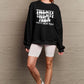 SIMPLY LOVE FULL SIZE TWENTY TWENTY FOUR HAPPY NEW YEAR DROPPED SHOULDER SWEATSHIRT