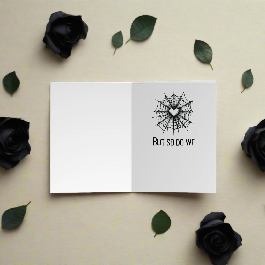 THE HORRORS PERSIST ROMANTIC GOTH GREETING CARDS