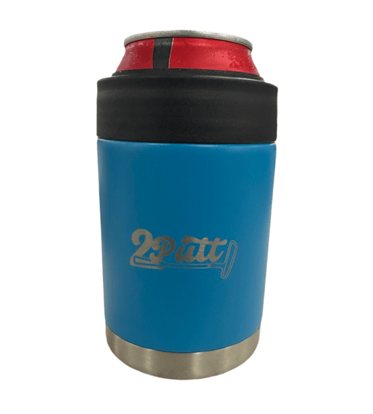 12 oz Can Cooler- Sea Foam Blue