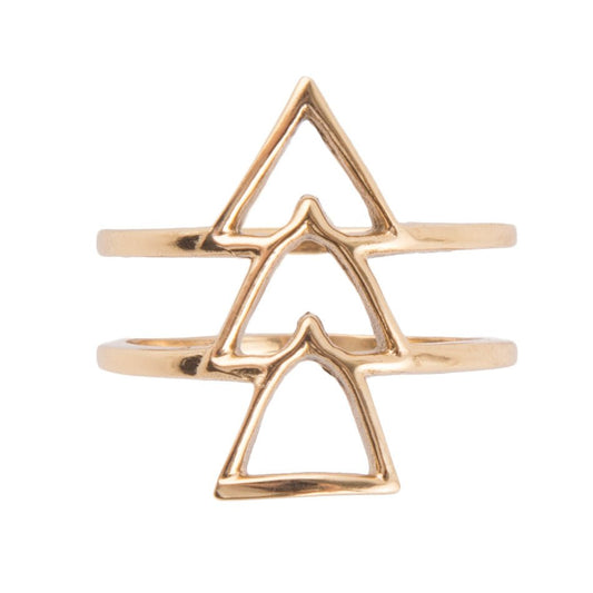 1, 2, 3 GO GOLDEN BRONZE RING