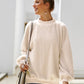IVY LANE MOCK NECK DROPPED SHOULDER SWEATSHIRT