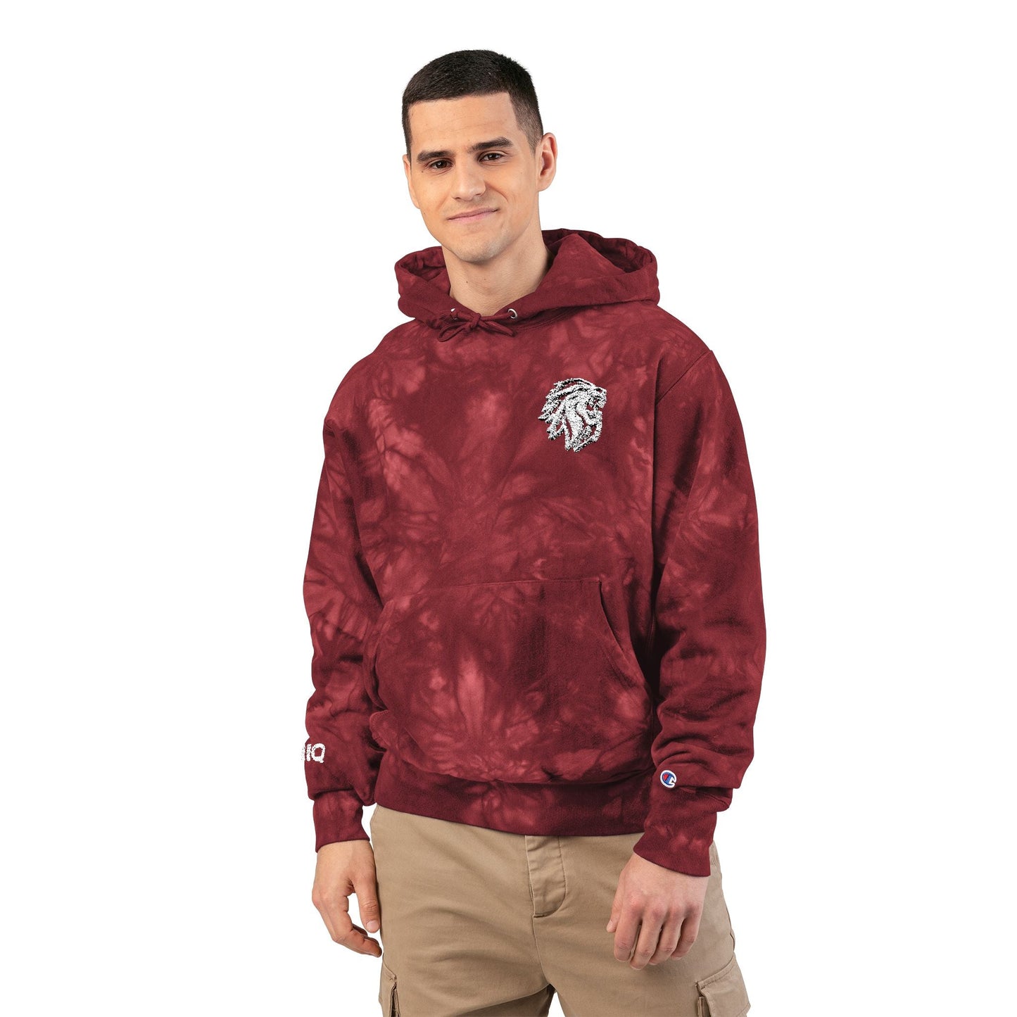 TIE-DYE LION HOODIE