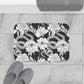 GARDEN IN GRAY MICROFIBER BATH MAT