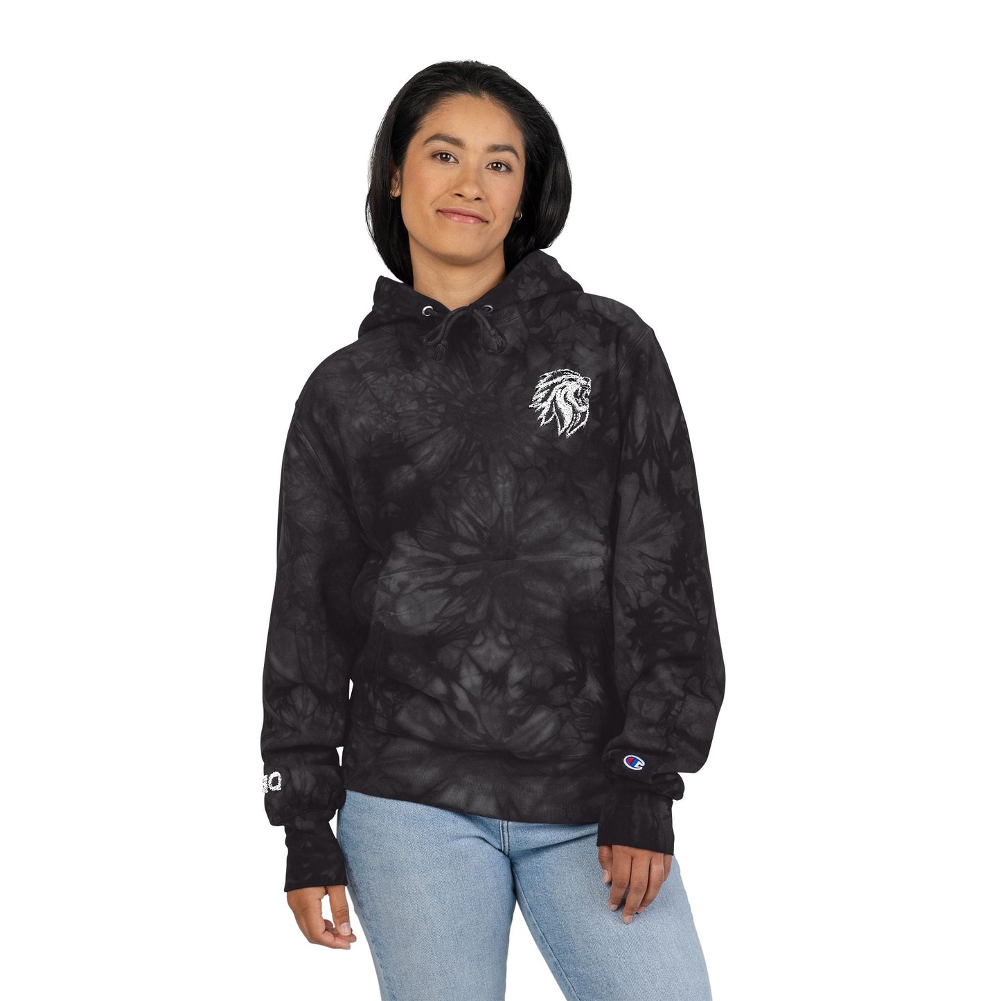 TIE-DYE LION HOODIE