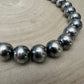 14mm Sterling Silver Pearls Necklace - 18 inch
