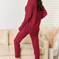 BASIC BAE FULL SIZE NOTCHED LONG SLEEVE TOP AND PANTS SET