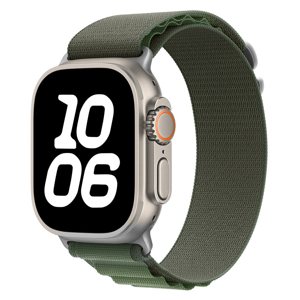STRETCH ALPINE LOOP BAND FOR APPLE WATCH – NYLON D-HOOK STRAP