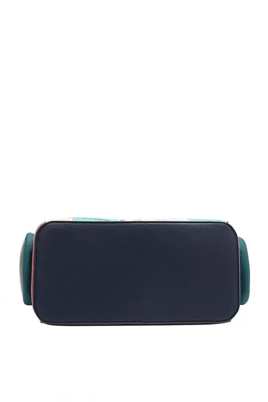 NICOLE LEE USA ECO-LEATHER HANDBAG WITH SIDE POCKETS