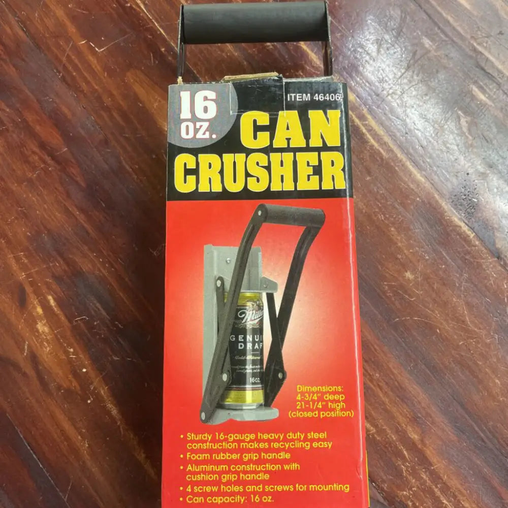 16Oz Wall Mount Can Crusher - Nib Garden & Outdoor