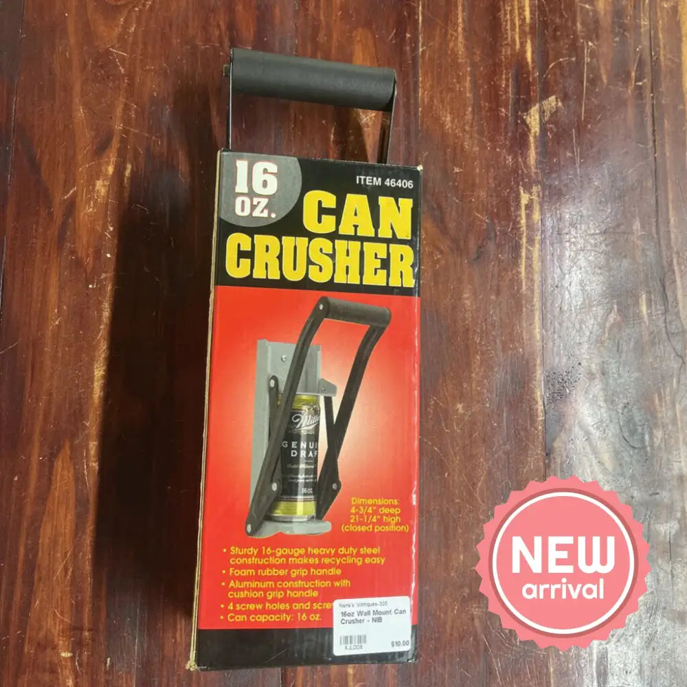 16Oz Wall Mount Can Crusher - Nib 16Oz / New Garden & Outdoor