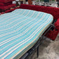 MID CENTURY MODERN RED VELVET SOFA SLEEPER
