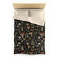 DARK FOREST PATTERN MICROFIBER DUVET COVER
