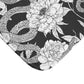 GARDEN IN GRAY MICROFIBER BATH MAT