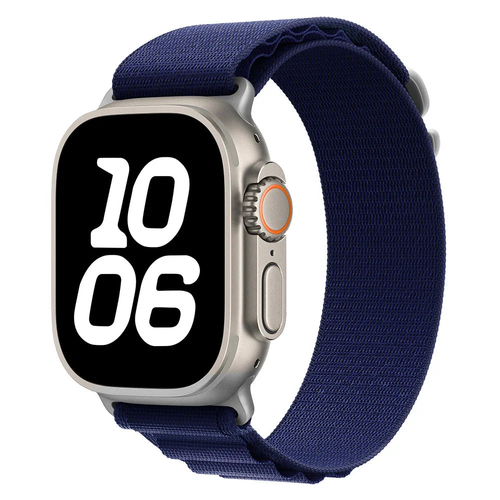 STRETCH ALPINE LOOP BAND FOR APPLE WATCH – NYLON D-HOOK STRAP