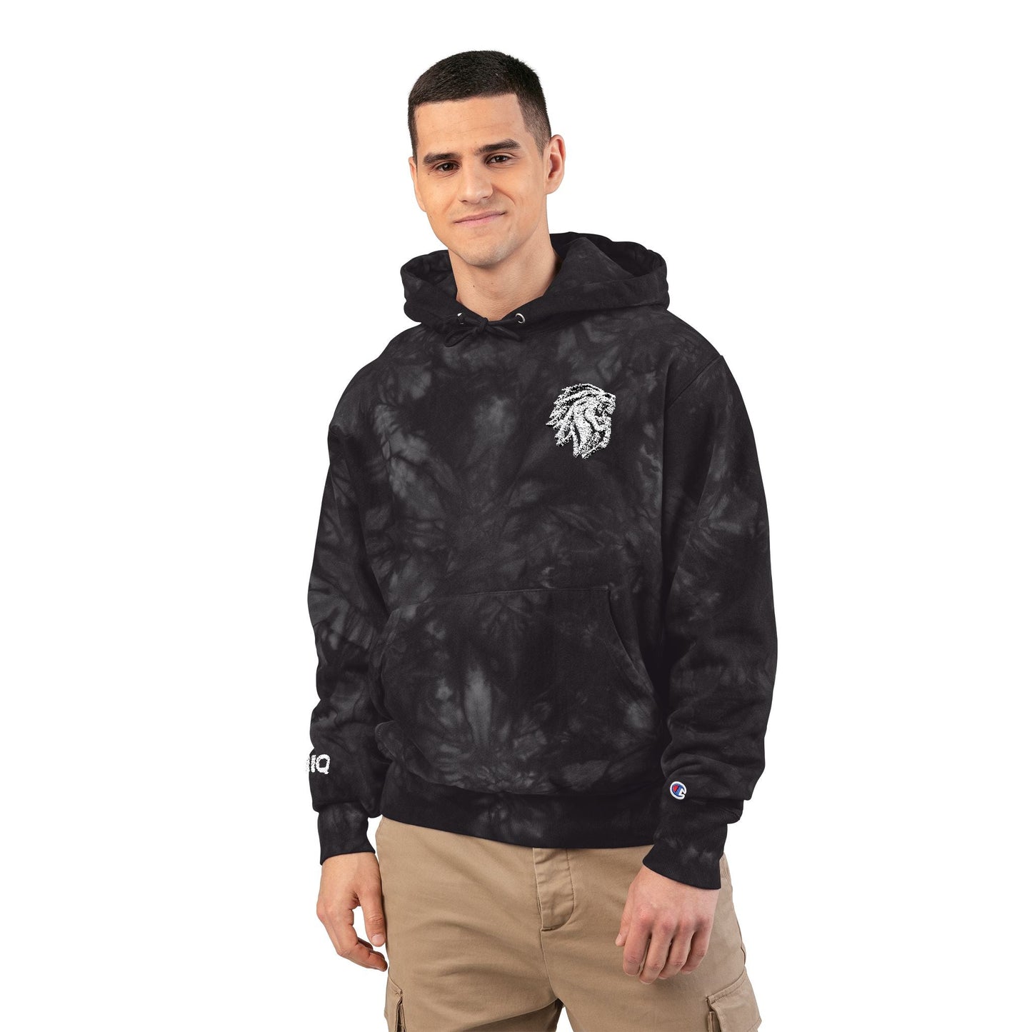 TIE-DYE LION HOODIE