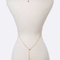 2 IN 1 FRINGE DISK BRA CHAIN SET