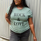 SIMPLY LOVE FULL SIZE ROCK ＆ LOVE SHORT SLEEVE T-SHIRT