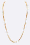 23 SINGLE ROW RHINESTONE NECKLACE