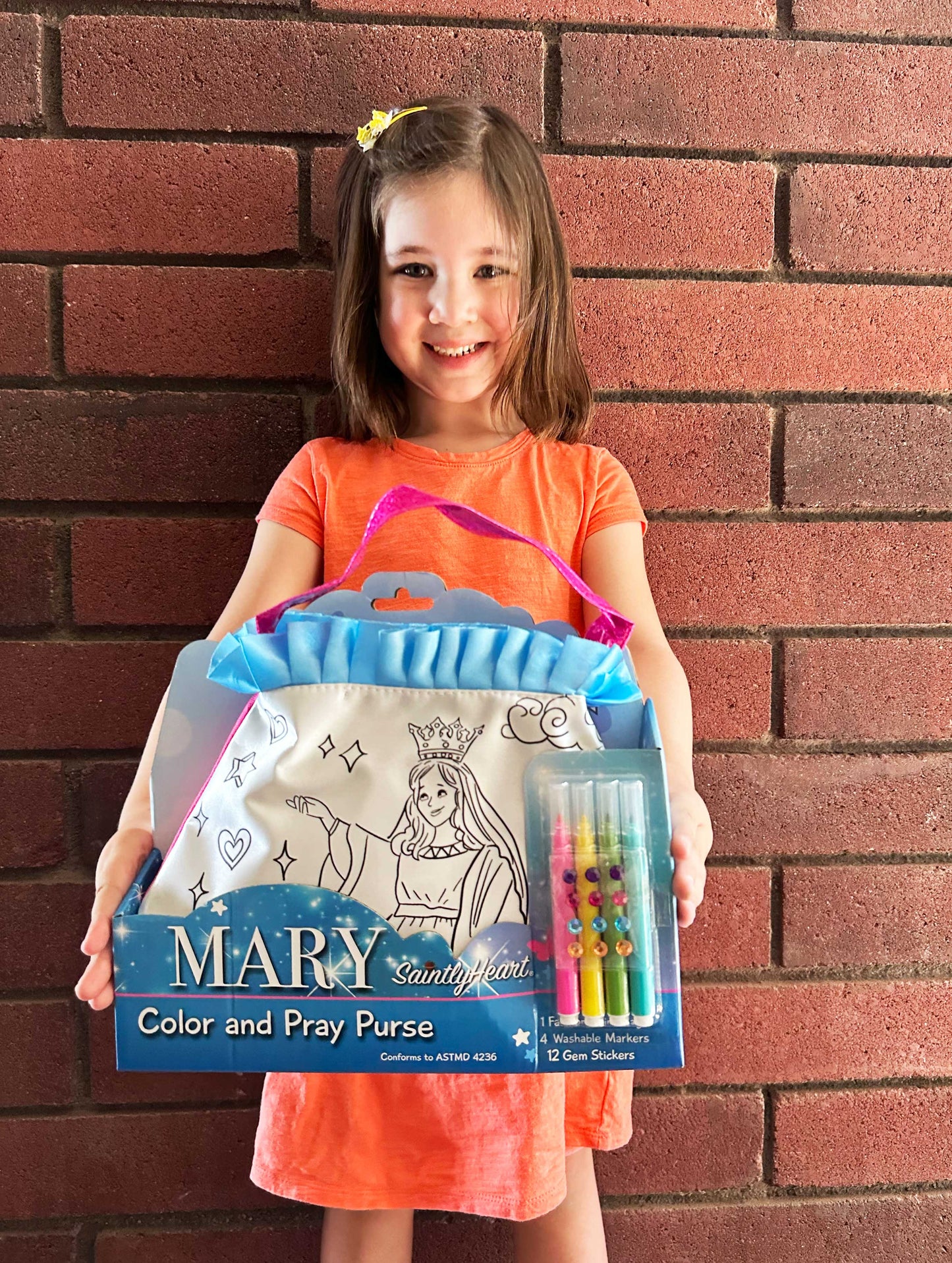 THE COLOR AND PRAY PURSE: MARY