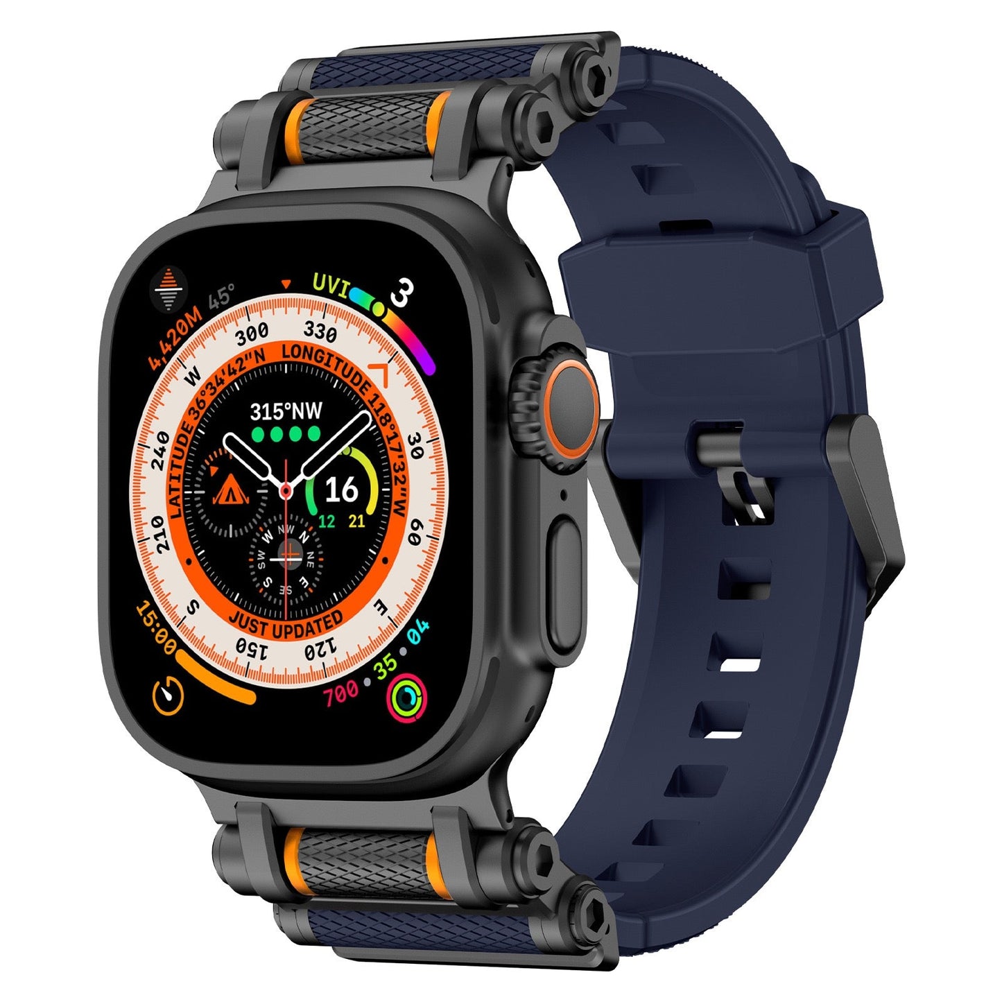 TACTICAL DESTINY GEAR ROTATING SILICONE BAND FOR APPLE WATCH