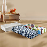 DECORATIVE BOXES CHROMA HARMONY COMBO COLLECTION, SET OF 3