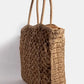 FAME INTRICATE BRAIDED TOTE BAG