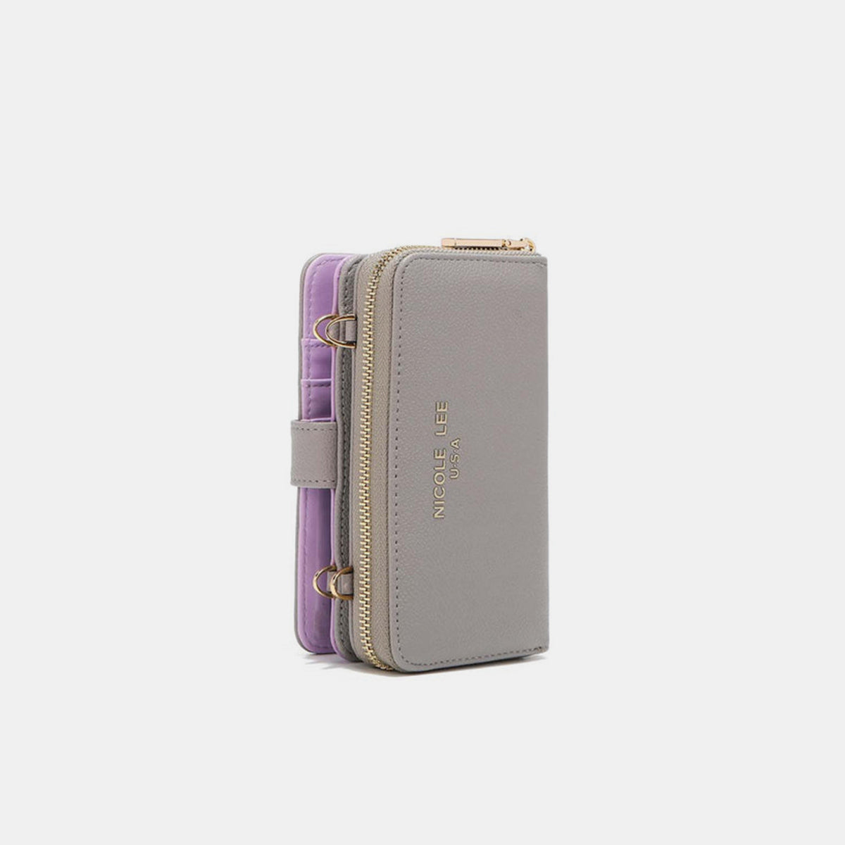 NICOLE LEE USA 2 PIECE PHONE CASE CROSSBODY WALLET