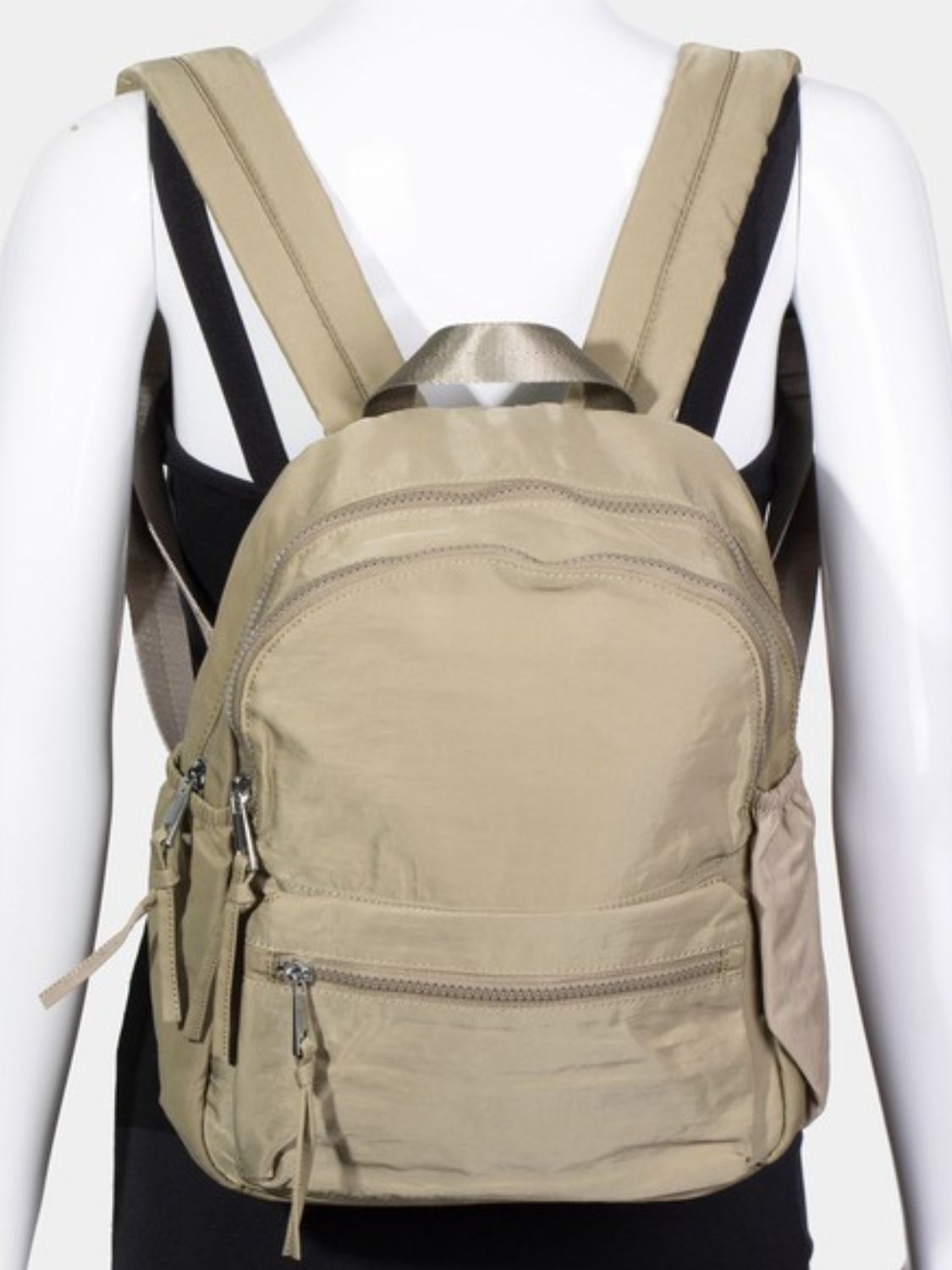 FAME NYLON MULTI POCKET BACKPACK BAG