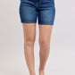 JUDY BLUE FULL SIZE HIGH WAIST BERMUDAS JEANS W/ BACK FLAP POCKETS PLUS SIZE