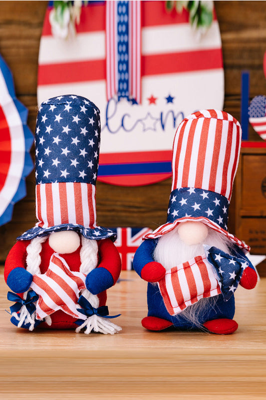 2-PIECE INDEPENDENCE DAY DECOR GNOMES-Thriftique Marketplace