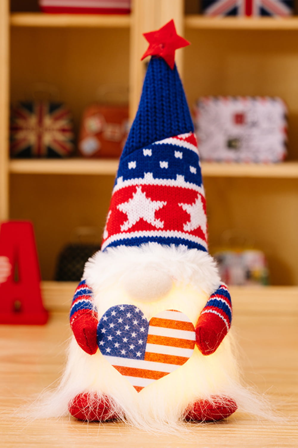 2-PIECE INDEPENDENCE DAY KNIT DECOR GNOMES-Thriftique Marketplace