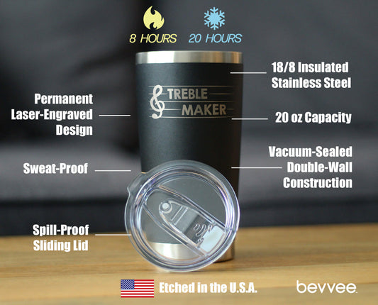 TREBLE MAKER - 20 OZ COFFEE TUMBLER