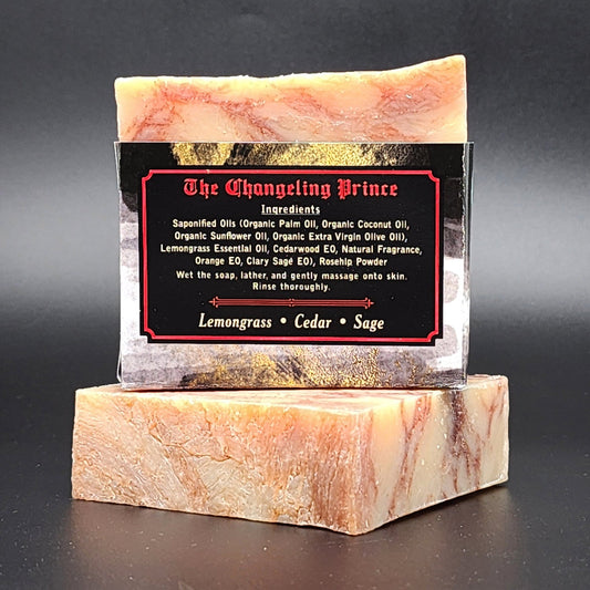 THE CHANGELING PRINCE HANDMADE VEGAN BAR SOAP