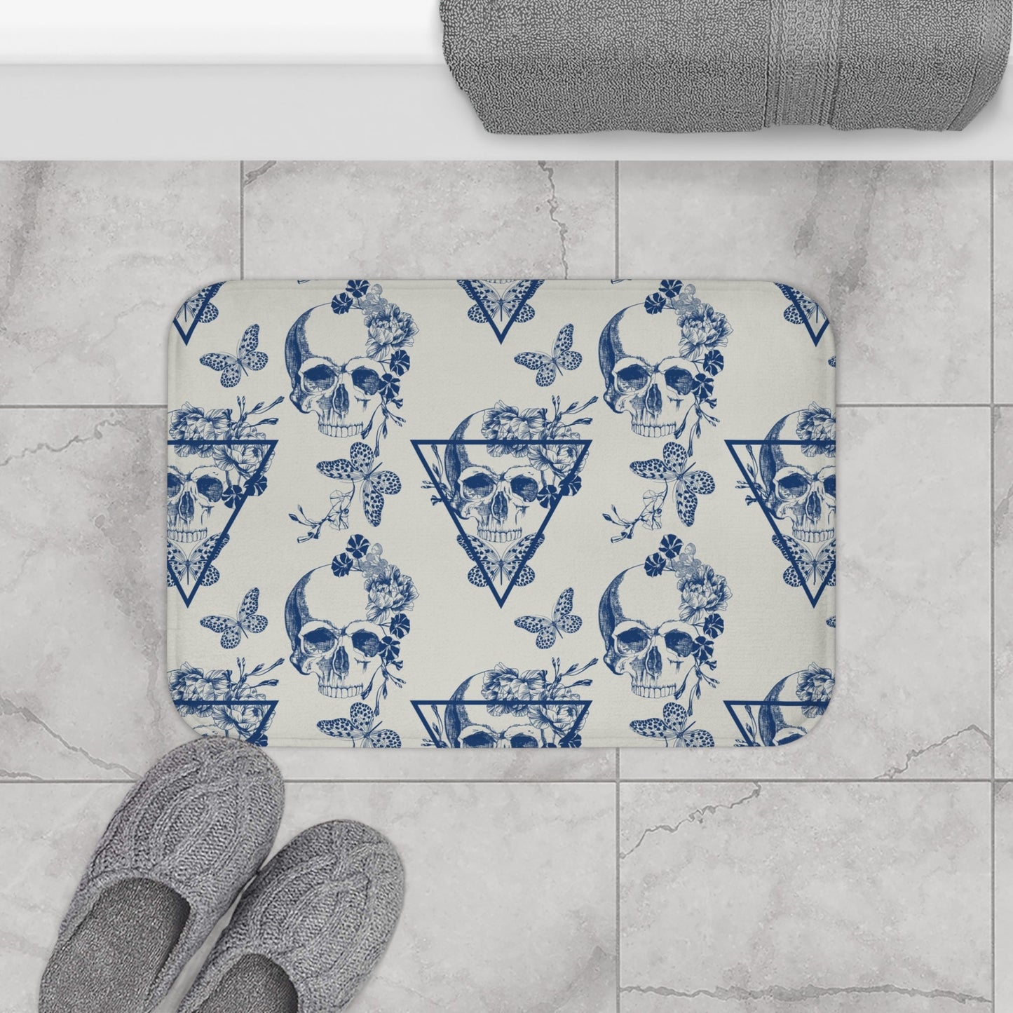 MEMENTO MORI MICROFIBER BATH MAT