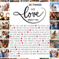 20 Things We Love About You – 20th Birthday Canva Wall Art Template