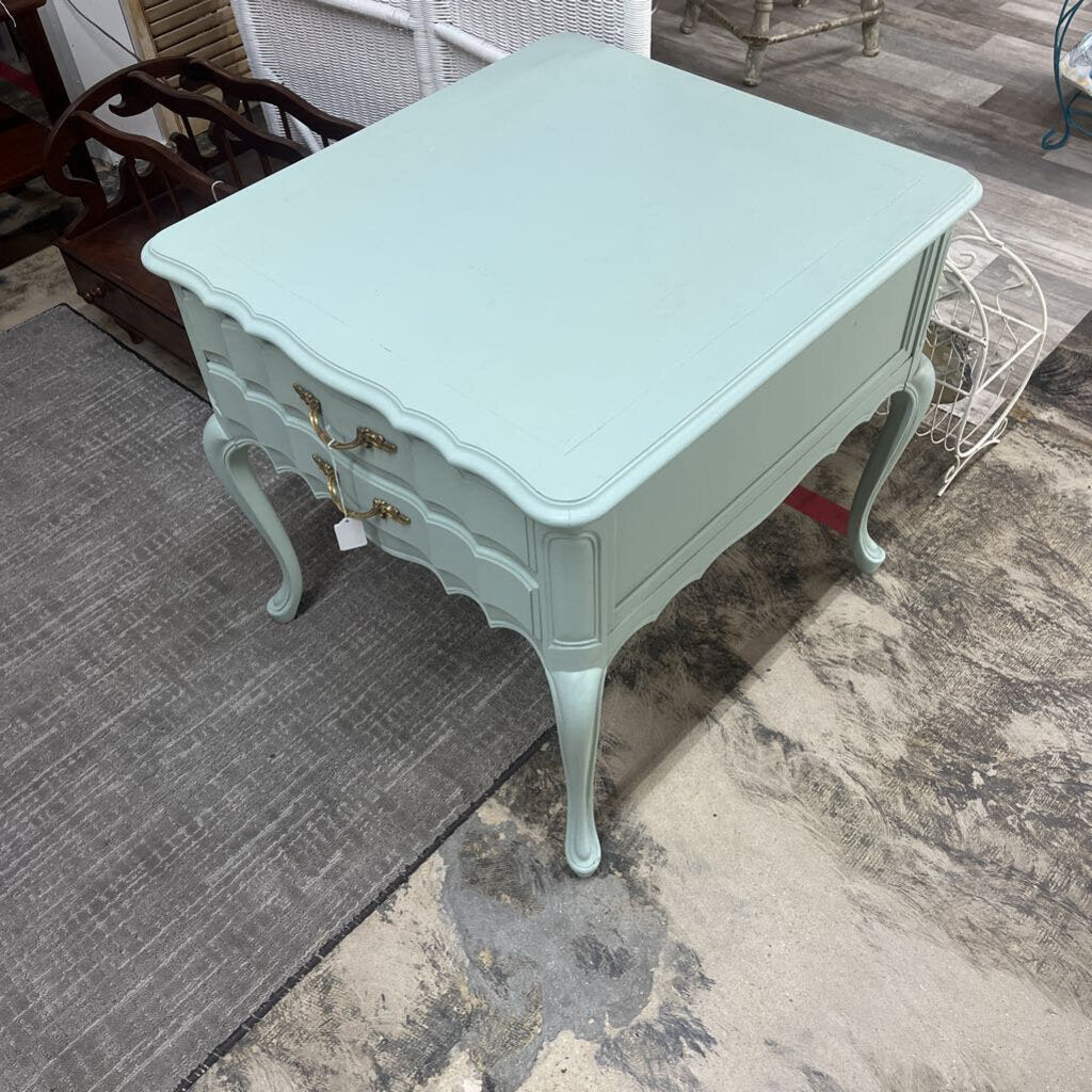 #214 2 DRAWER NIGHT STAND OR COUCH TABLE.-Thriftique Marketplace