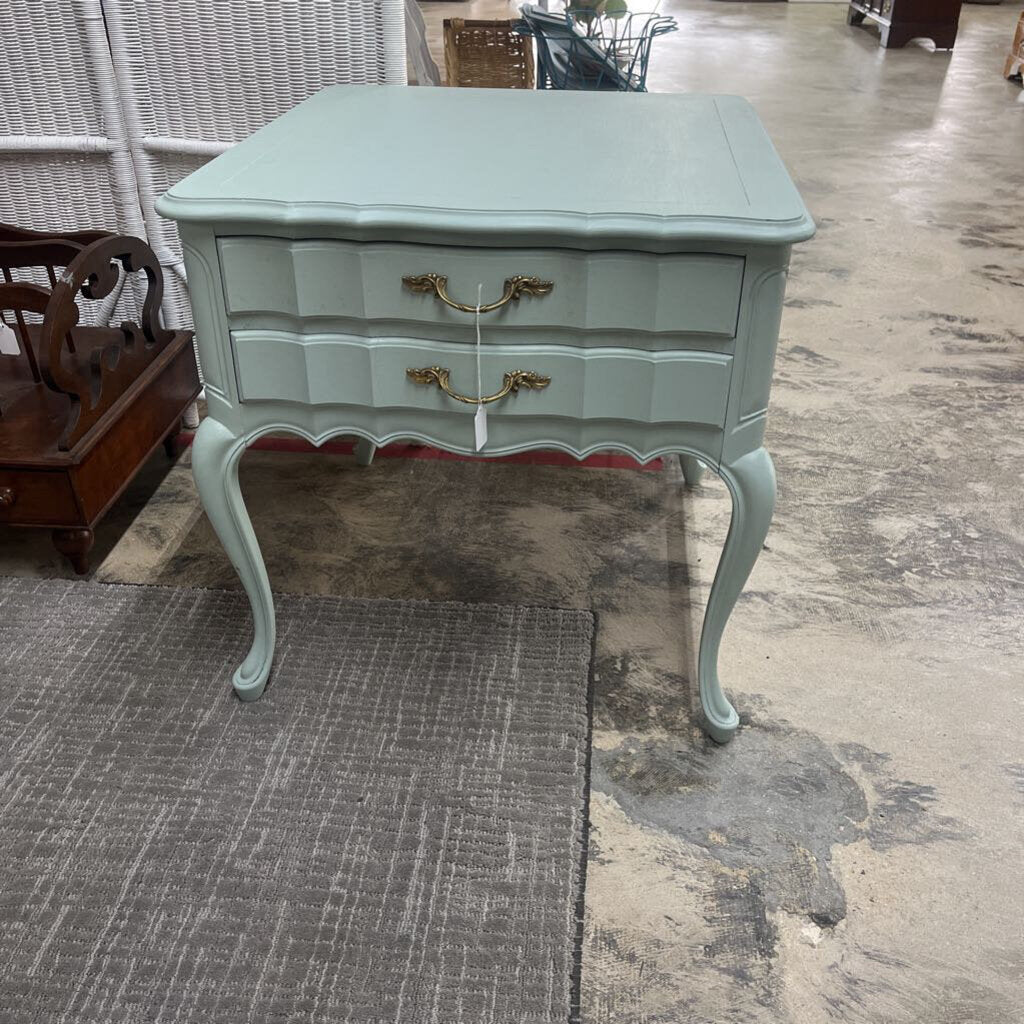 #214 2 DRAWER NIGHT STAND OR COUCH TABLE.-Thriftique Marketplace