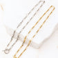 18K STAINLESS STEEL TOGGLE CHAIN NECKLACE